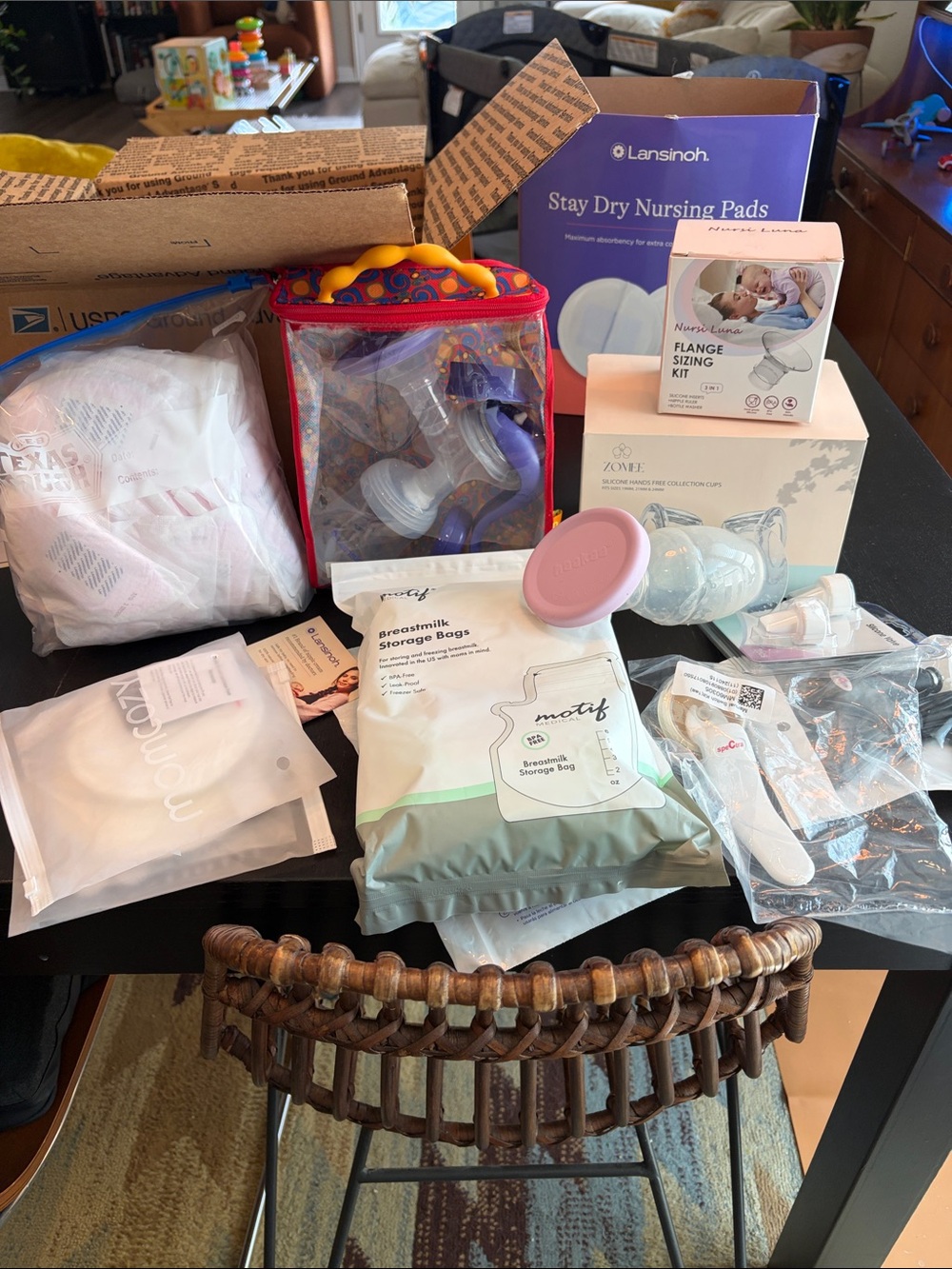 Postpartum breastfeeding pumping essentials bundle